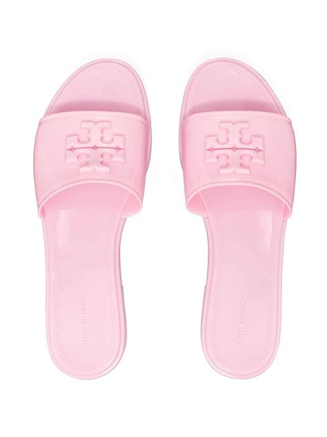 tory burch glitter slides|tory burch slides size 12.